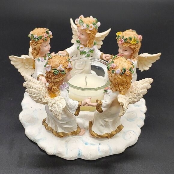 None Other - Vintage Angel Candle Holder